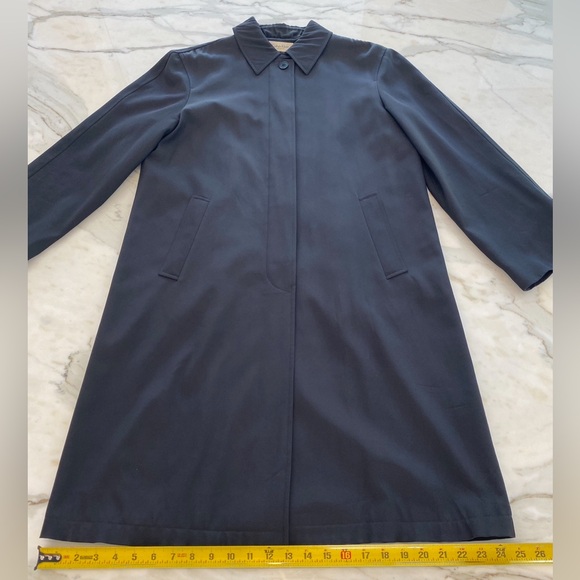 CALVIN KLEIN COLLECTION LIGHTWEIGHT SILK COAT 6 - Picture 12 of 16